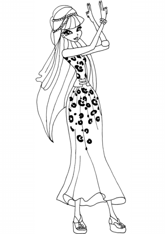 Egypt Musa Coloring Page